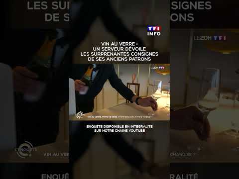 Vin au verre, pinte de bière : tromperie sur la marchandise ?｜TF1 INFO