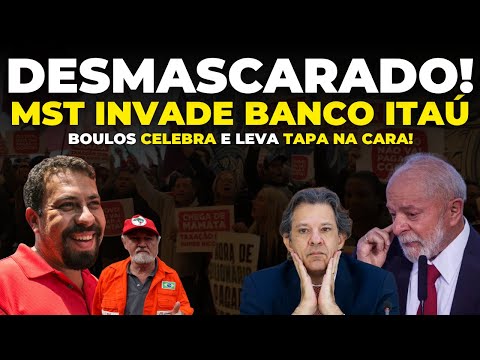 🚨Boulos usa o MST pra invadir o Itaú… e é DESMASCARADO ao vivo!
