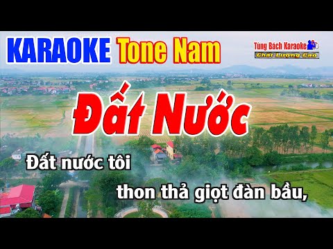 Karaoke Đất Nước ( Tone Nam ) Beat Chuẩn Nhạc Sống Tùng Bách