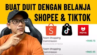 😱[FREE] Buat Duit Dengan Cashback Shopee & TikTok | Buat Duit Dengan Mova