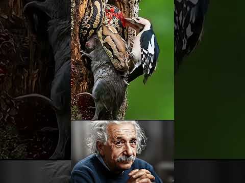 Um pica-pau contra uma cobra… e o resultado é inacreditável!