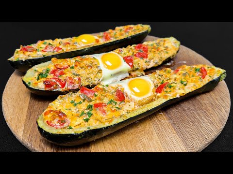 Kein Frittieren! Zucchini schmeckt besser als Pizza! Ein köstliches Abendessen Rezept!