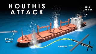 How Houthi Attack & Sank Cargo Ships?