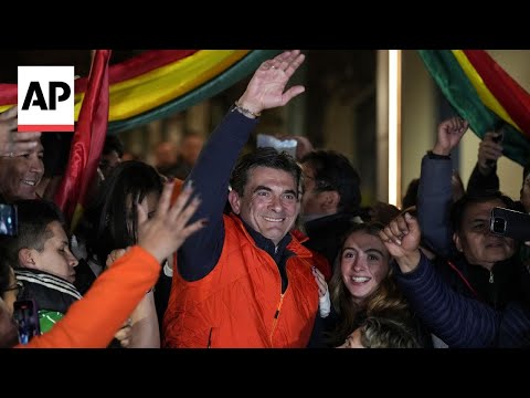 YouTube video thumbnail: Bolivia’s Presidential Vote Heads to a Runoff Between Centrist and Right-Wing Candidates