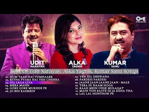 90's Bollywood Songs | Best Of Udit Narayan, Alka Yagnik, Kumar Sanu | Audio Jukebox | 90's Hit Song