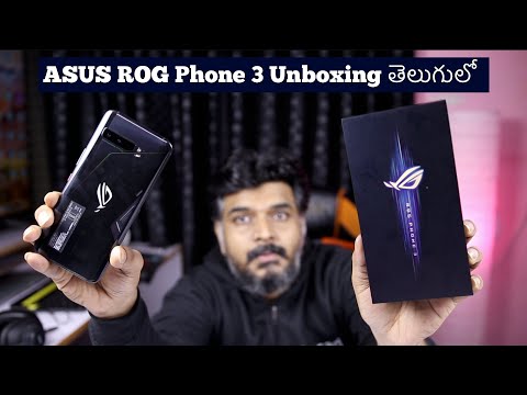 (ENGLISH) ASUS ROG Phone 3 Unboxing & initial impressions ll in Telugu ll