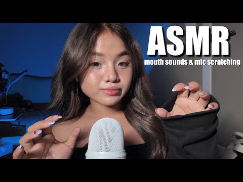 ASMR Mic Scratching & Mouth Sounds