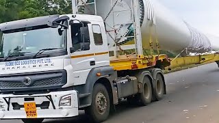 powerful ✨ Bharat Benz truck.