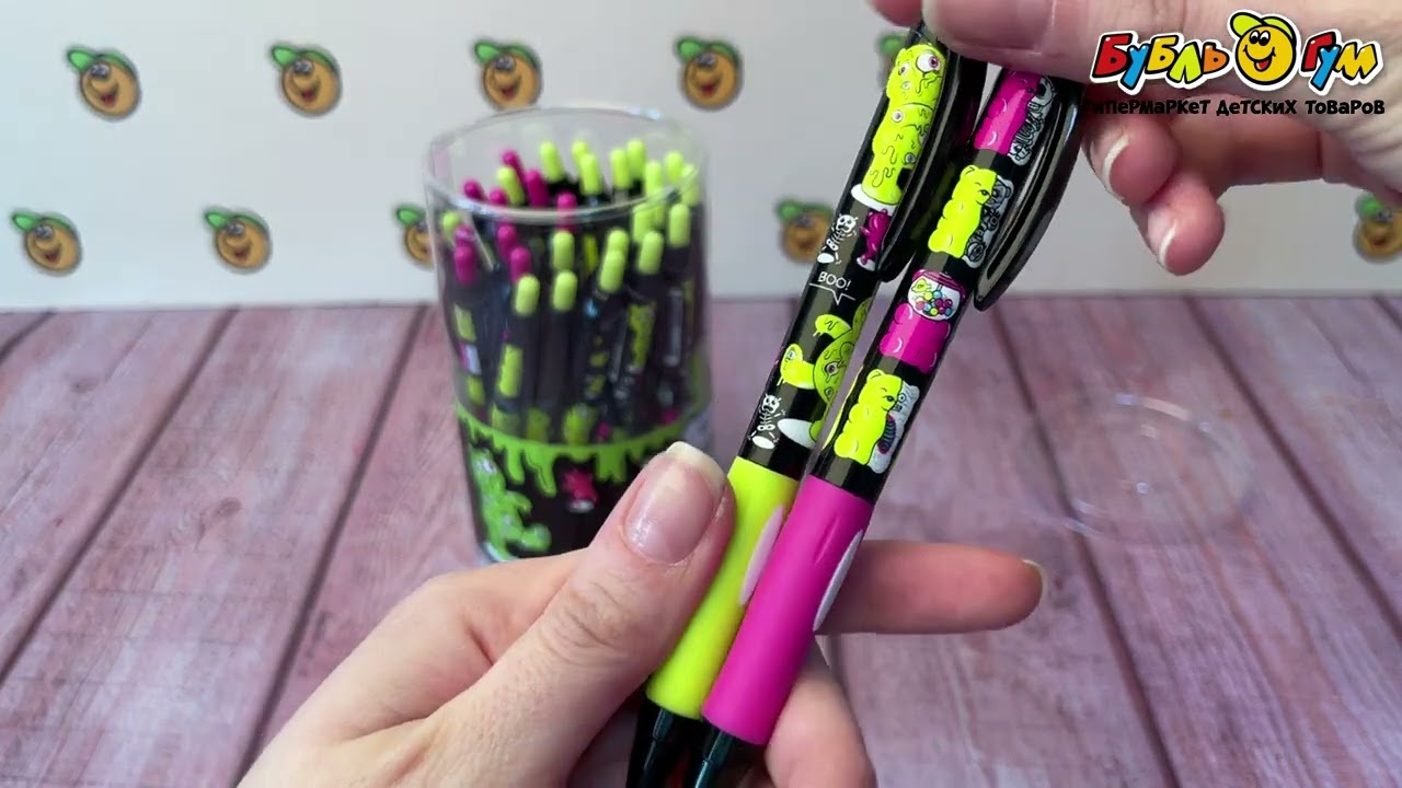 Ручка шариковая Желейные мишки  в ассортименте - видео Ручка шариковая Желейные мишки  в ассортименте - видео