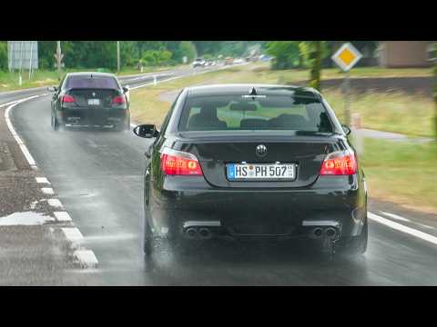 BMW M Cars vs POLICE in RAIN! Close Calls, Fail, M5 E60, M2, M3 E36, Crazy 335i, M5 G90, M4..