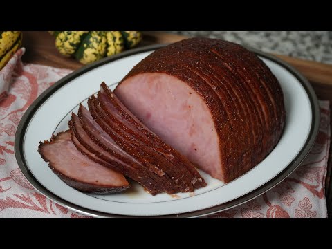 The BEST Twice-Smoked Honey Glazed Ham!