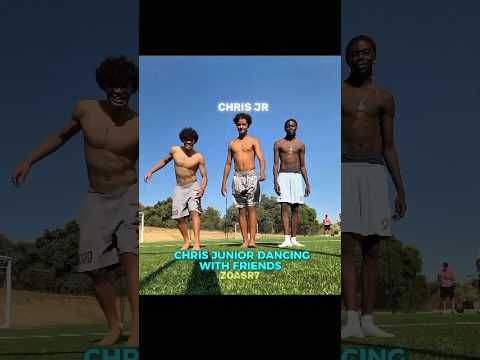 Cristiano Junior's dance with friends overtime ๐๐