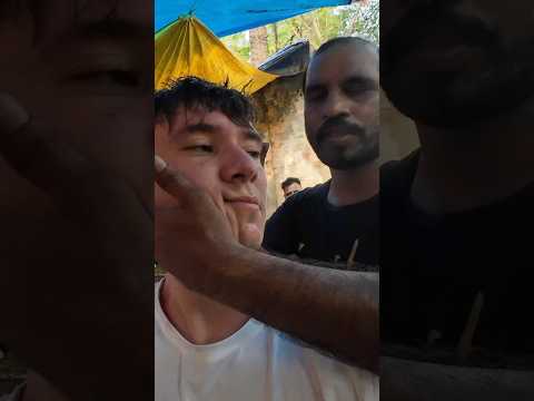 0.50p india head massage! #india #usa #uk #travel