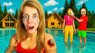 😭 Nu putem scoate CĂPUȘA 🕷️ PISCINĂ NOUĂ și PRIMA Zi de Naștere la MelimiLand 🥳