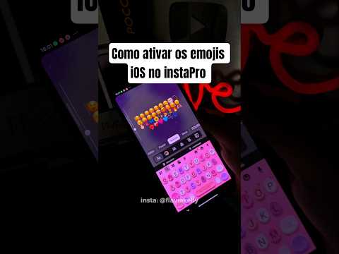 COMO ATIVAR OS EMOJIS iOS NO INSTAPRO 🎉 EMOJIS iOS FUNCIONANDO ❤️‍🔥