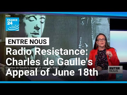 YouTube video thumbnail: Remembering Charles de Gaulle's Appeal of June 18 