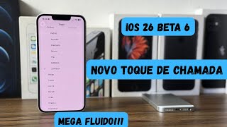 APPLE LIBEROU O IOS 26 BETA 6! NOVO TOQUE DE CHAMADAS!!! MEGA FLUIDOOO....
