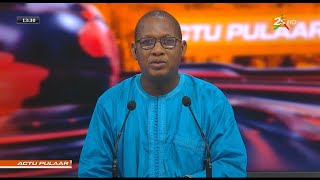 Suivez Actu pulaar 13h, l'actualité en pulaar - Par Hamet Ly | Lun. 01 Sept. 2025