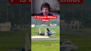 F-15 Lands Without Wheel