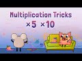 Multiplication Tricks for Five and Ten