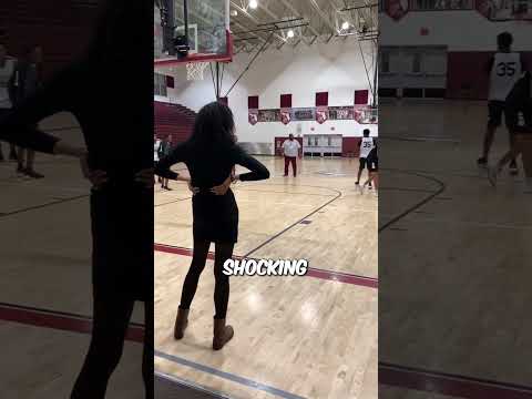 His sister surprised him at basketball practice #shorts