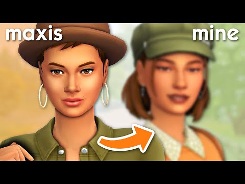 TURNING THE EA STARTER SIMS INTO MY SIMS ✨ | Sims 4 CC CAS