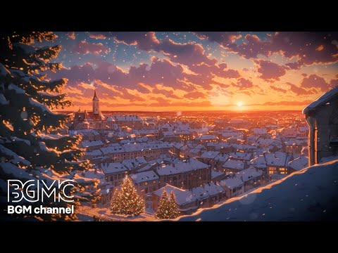 Peaceful Piano Music for Winter Sunset 🌅 | Christmas Evening Relaxation