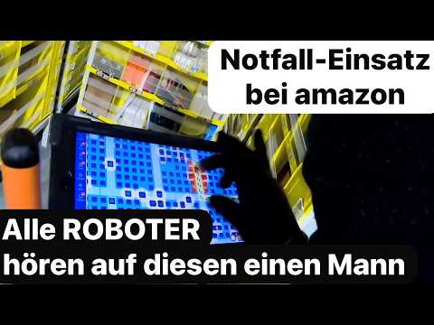 Allein unter Robotern – Ein Blick hinter die Kulissen bei Amazons Logistikzentrum in Mönchengladbach