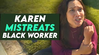 Karen Mistreats Black Worker, You Won't Believe What Happens Next!