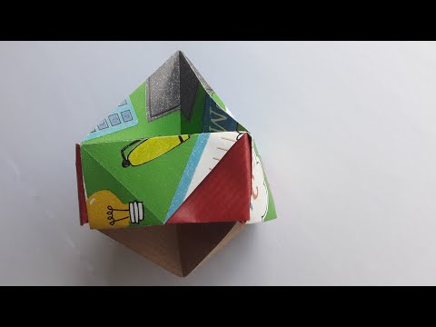 SPINNING TOP ORIGAMI TOY: STEP-BY-STEP GUIDE TO CREATING AN ORIGINAL CRAFT | VIDEO FOR BEGINNERS