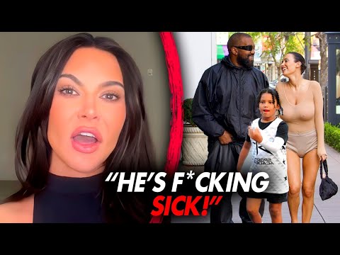 Kim Kardashian Calls Out Kanye For Forcing Her Kids To Watch Censori Nud3$ | He Is A PSYCHO