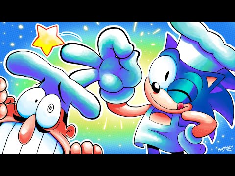 Sonic Meets Pizza Tower DX - Director's Cut in 16:9 & Bonus Ending