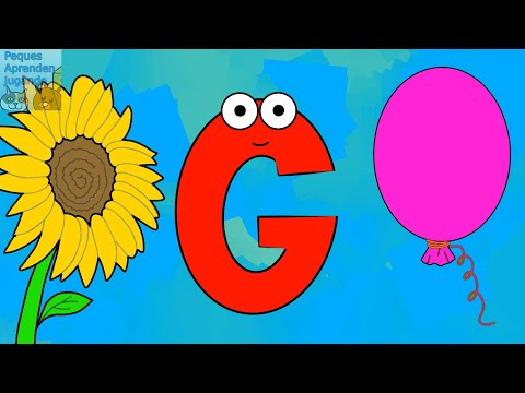 Conoce la letra G  Video para niños  Aprender a leer palabras con G  Peques Aprenden Jugando