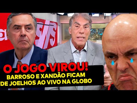 Xandão e Barroso ficam de joelhos ao vivo na Globo! O jogo virou e o clima azedou na hora