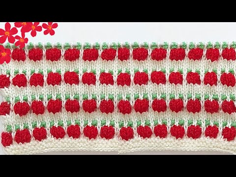 Two Color Knitting Design For Beginners , Do Rang Ka Design