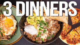 I Bought 4 Ingredients and Made 3 Completely Different Dinners