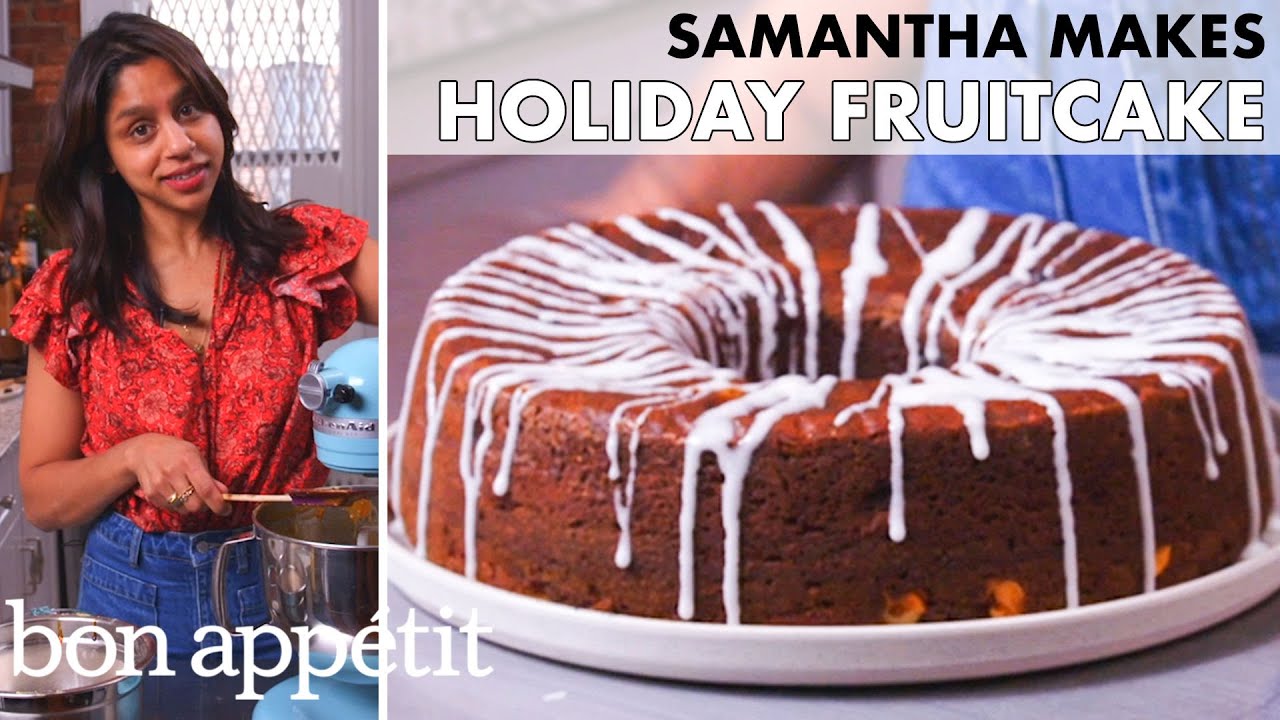 Samantha Makes Holiday Fruitcake From the Home Kitchen