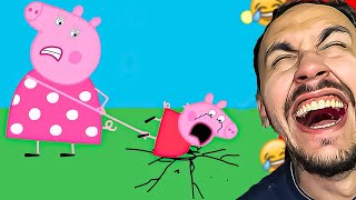 TENTE NÃO RIR DA Peppa Pig DA ZOEIRA E ENGRAÇADA 🤣🤣