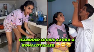 ISANDREP LE PIDE AYUDA A RONALDVALLEZ 😳😄🤣