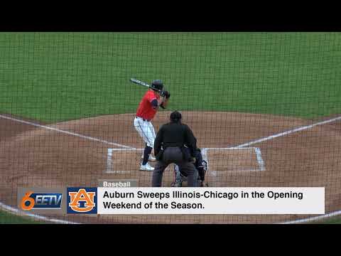 Auburn Completes Sweep of Illinois-Chicago in the Opening Weekend