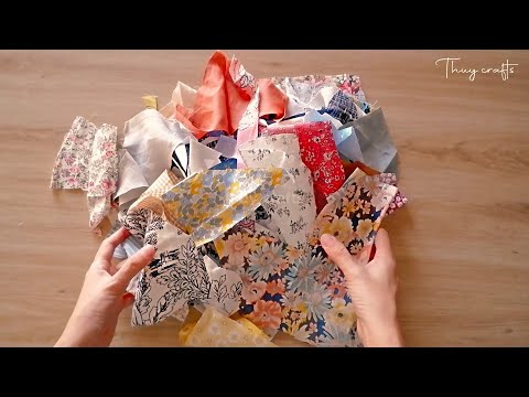 2 Ideas for you to use scrap fabric to make your own unique outfit
