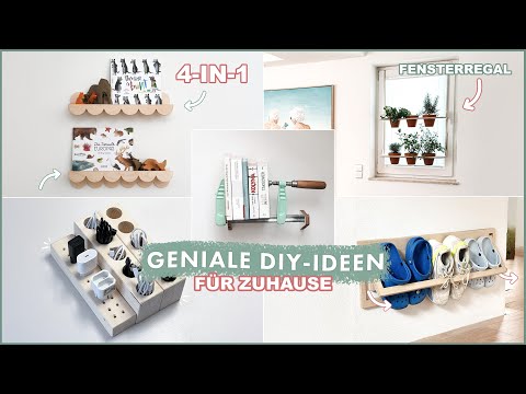 Meine genialsten DIY Ideen! Fensterregal, Kabel Organizer, Schuhregal und mehr | EASY ALEX