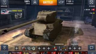 Wot blitz M6 EXP Gameplay