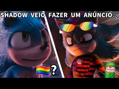 Sonic Bahiano e Shadow Flamenguista { Redublagem } Sonic 3 o filme