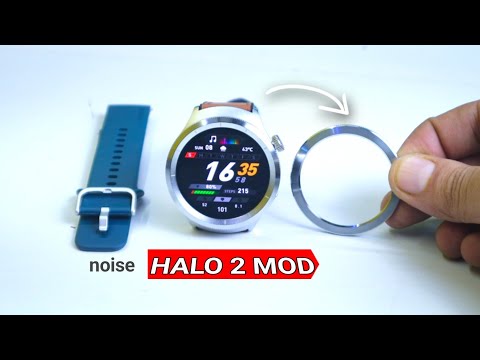 Noise Halo 2 MOD Smart Watch with Interchangable Bezel Unboxing Testing  | BR Tech Films