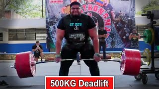 Raul Flores 500kg Deadlift Attempt