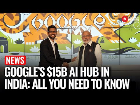 YouTube video thumbnail: Google’s $15 Billion Bet on India: Sundar Pichai, Modi Announce Nation’s 1st AI Hub in Visakhapatnam