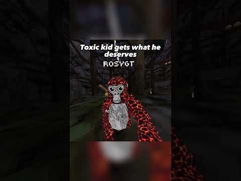 Toxic Kid in Gorilla Tag Gets What He Deserves. #gorillatag #shorts