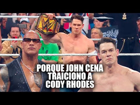 JOHN CENA VENDE SU ALMA A THE ROCK EN ELIMINATION CHAMBER 2025 | PORQUE TRAICIONO A CODY RHODES