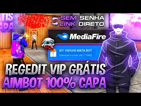 REGEDIT MOBILE 🤪🔥PUXA PRA CABEÇA XIT PARA MOBILE FF ANDROID E IPA IOS 100%HS ATUALIZADA ANTIBAN LINK